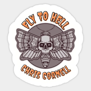 Fly To Hell Chris Cornell Sticker